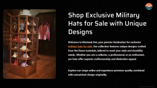 Shop Exclusive Military Hats for Sale with Unique Designs