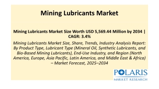 Mining Lubricants Market