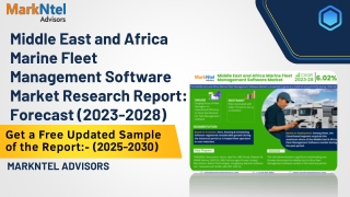 Middle East and Africa Marine Fleet Management Software Market Growth