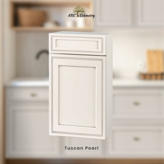 Add Warmth and Elegance with Tuscan Pearl Cabinets
