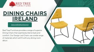 Dining Chairs Ireland by Red Tree furniture