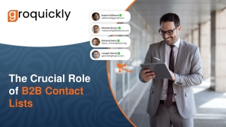 The Crucial Role of B2B Contact Lists in Business Growth