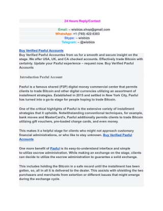 Buy Verified Paxful Accounts