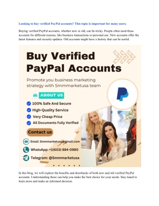 USA Verified PayPal Account – No Limit, Fully Secure!
