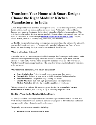 Transform Your Home with Smart Design