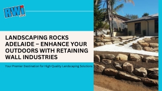 Landscaping Rocks Adelaide
