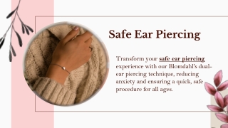 Safe Ear Piercing