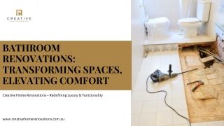 Bathroom Renovations Malvern--Creative Home Renovations