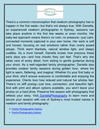 Family Photographer Sydney