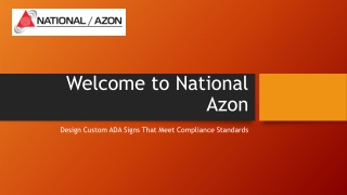 Design Custom ADA Signs That Meet Compliance Standards