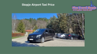 Skopje airport taxi price