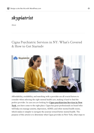 Cigna Psychiatric Services in NY What’s Covered & How to Get Started