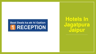 Hotels In Jagatpura Jaipur