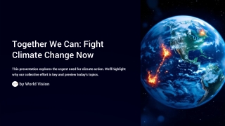 Together We Can: Fight Climate Change Now