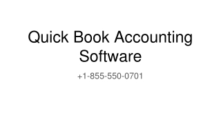 Quick Book Accounting Software