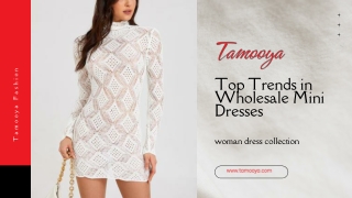 Top Trends in Wholesale Mini Dresses  Tamooya