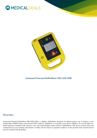 Automated-External-Defibrillator-MD-AED-1000