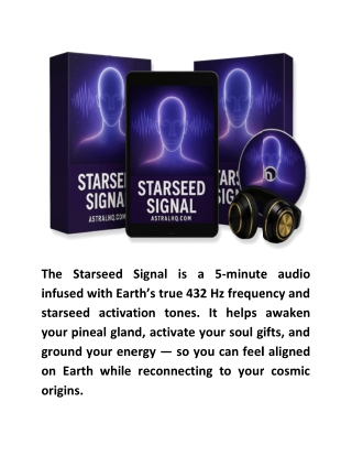 The Starseed Signal Review Program Audio Digital