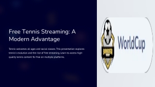 Free Tennis Streaming