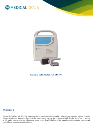 External-Defibrillator--MD-ED-1001
