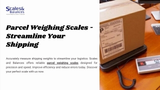 Parcel Weighing Scales - Streamline Your Shipping