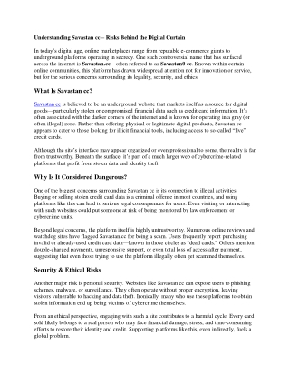 Understanding Savastan.cc – Risks Behind the Digital Curtain