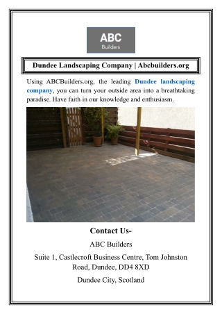 Dundee Landscaping Company  Abcbuilders.org