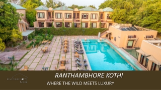Ranthambore Wedding Package