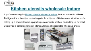 Kitchen utensils wholesale Indore