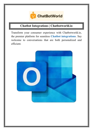 Chatbot Integrations Chatbotworld.io