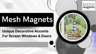 Magnolia Sign Decoration for Windows & Doors - Mesh Magnets