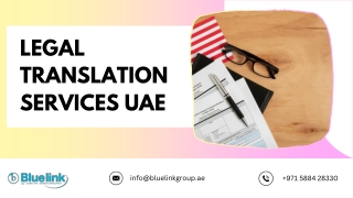 Legal Translation Services UAE