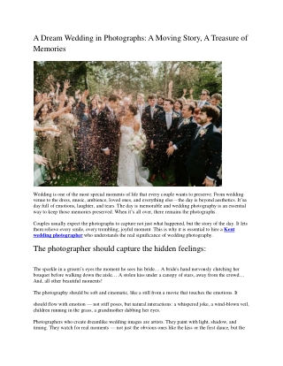 Pearce Wedding Photography - Award-Winning Kent Wedding Photographer