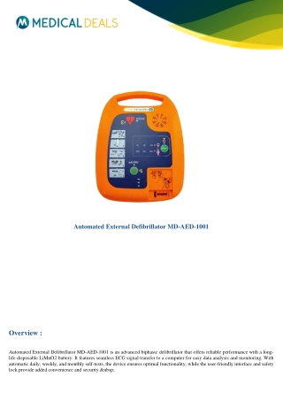 Automated-External-Defibrillator-MD-AED-1001