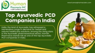 Ayurvedic PCD Companies in  India