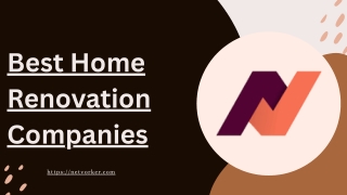 Best Home Renovation Companies | Netvorker