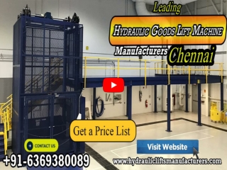 Goods Lift Manufacturers Bangalore