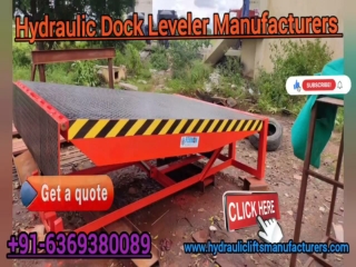 Hydraulic Dock Leveler Manufacturers Bangalore