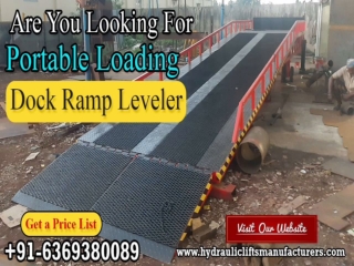 Hydraulic Dock Ramp Manufacturers Bangalore