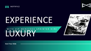 Experience Luxury with VIP Mercedes Sprinter Hire in Prague