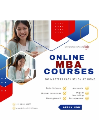 Best Online MBA Courses | Flexible Time, Affordable Fee