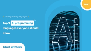 Top 9 AI programming languages everyone should know