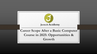 Career Scope After a Basic Computer Course in 2025