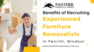 Benefits of Recruiting Experienced Furniture Removalists