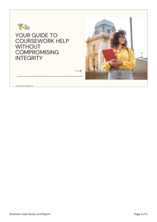 Your Guide to Coursework Help Without Compromising Integrity