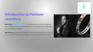 Platinum Jewellery for Men: Timeless Pieces for the Modern Gentleman