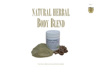 Natural Herbal Body Blend Guide