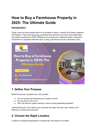 How to Buy a Farmhouse Property in 2025_ The Ultimate Guide