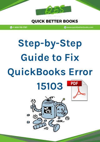 Step-by-Step Guide to Fix QuickBooks Error 15103