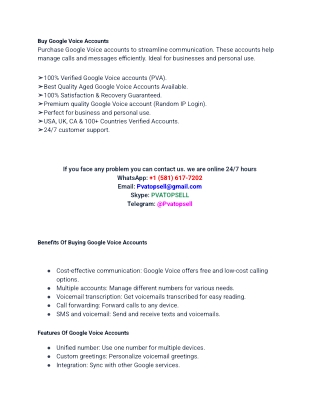 Buy USA, UK Verified Voice Accounts